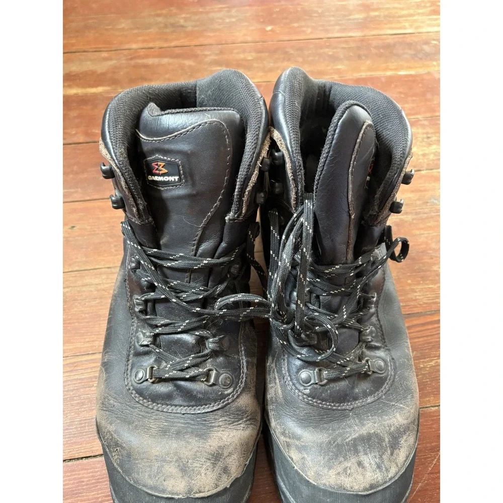 Garmont Boots Men's 13 Brown Waterproof Leather Gore Tex Vibram Boots